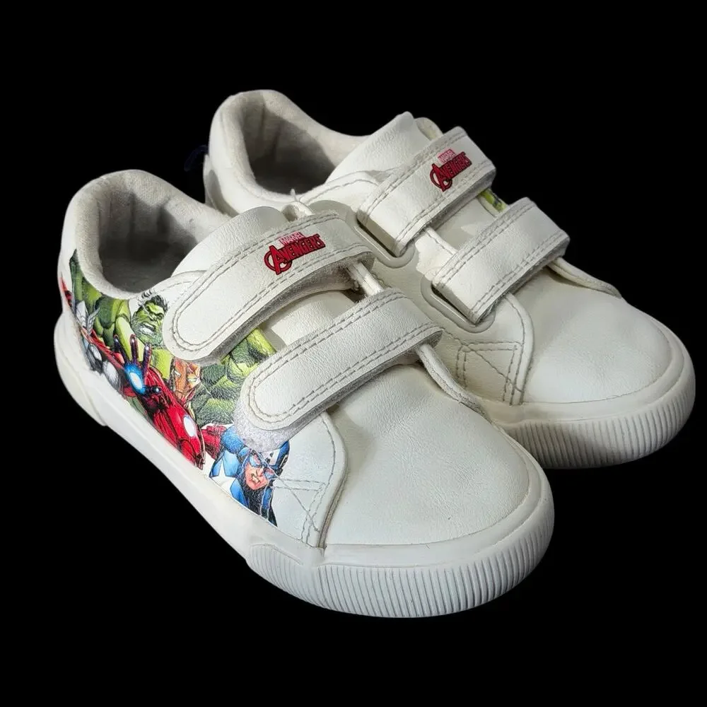 Marvel Avengers Toddler Sz 9 Hook Loop Sneakers